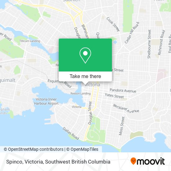 Spinco, Victoria map