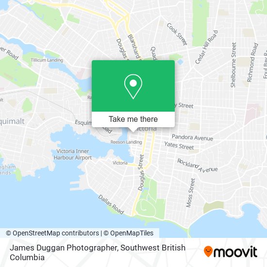 James Duggan Photographer map