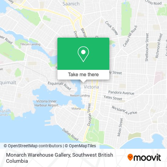 Monarch Warehouse Gallery map