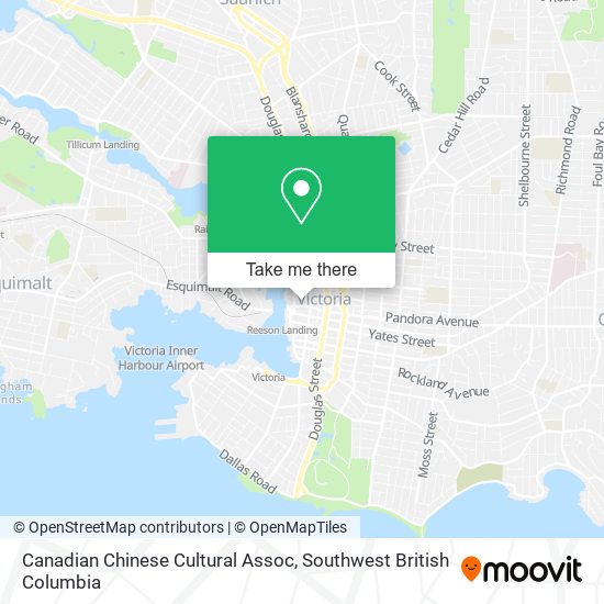 Canadian Chinese Cultural Assoc map