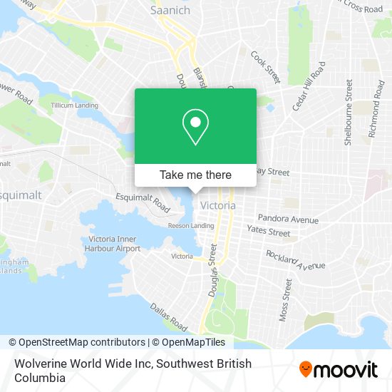 Wolverine World Wide Inc map