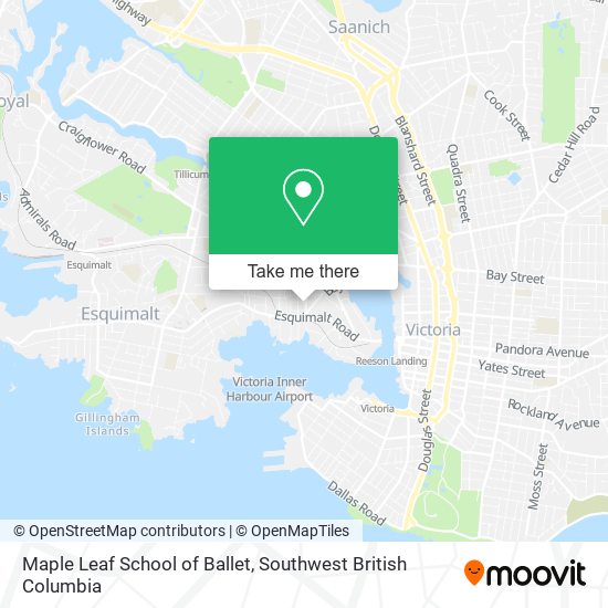 Maple Leaf School of Ballet map