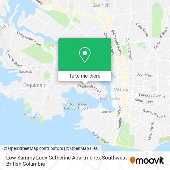 Low Sammy Lady Catherine Apartments map