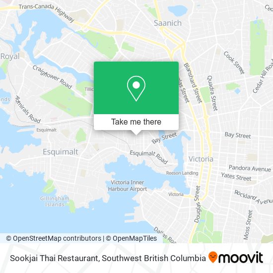 Sookjai Thai Restaurant plan