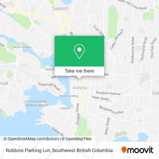 Robbins Parking Lot map