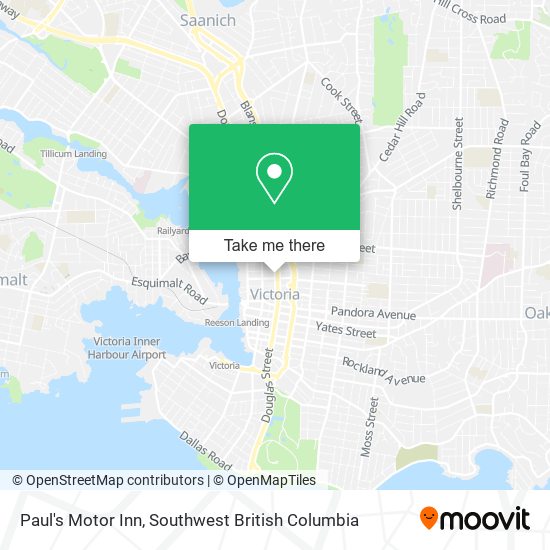 Paul's Motor Inn map