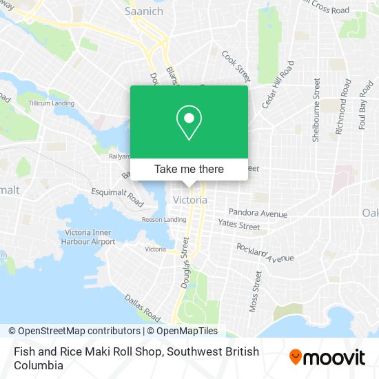 Fish and Rice Maki Roll Shop map