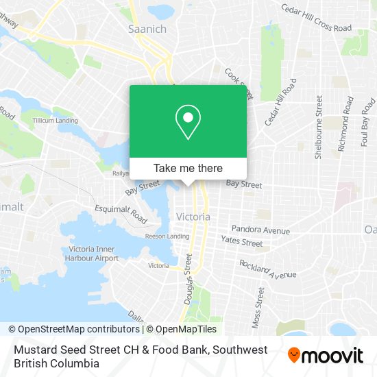 Mustard Seed Street CH & Food Bank map