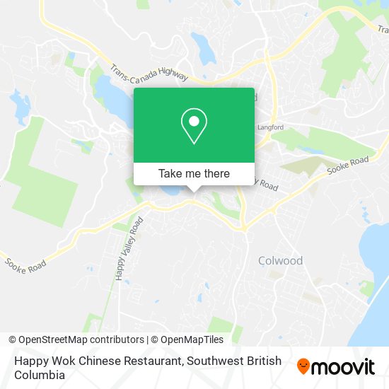 Happy Wok Chinese Restaurant map