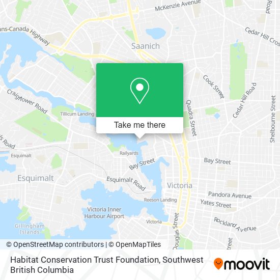 Habitat Conservation Trust Foundation map