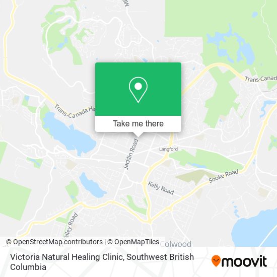 Victoria Natural Healing Clinic map