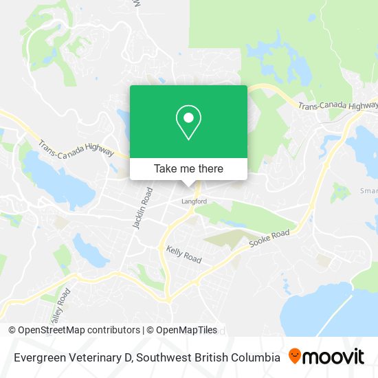 Evergreen Veterinary D map