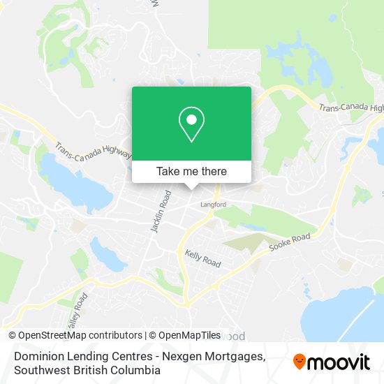Dominion Lending Centres - Nexgen Mortgages map