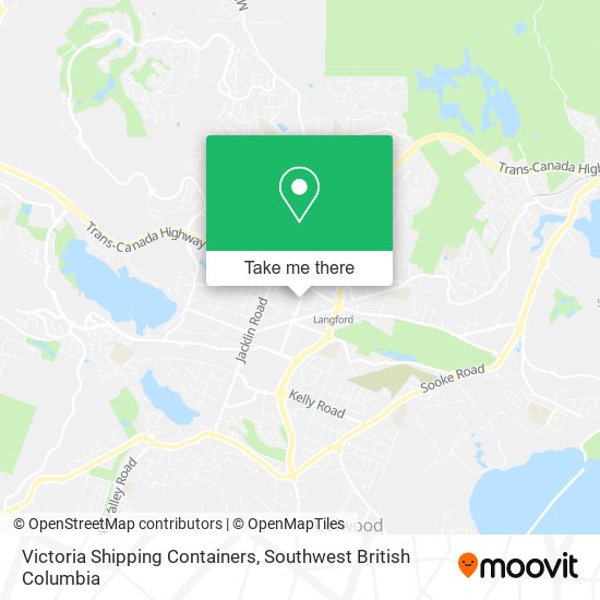 Victoria Shipping Containers map