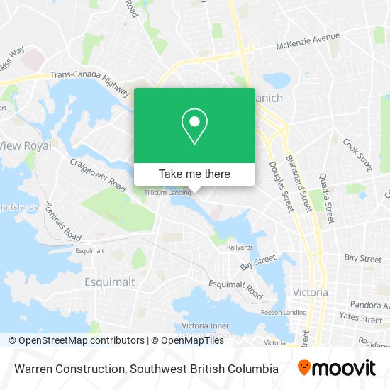 Warren Construction map