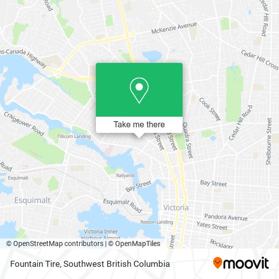 Fountain Tire map