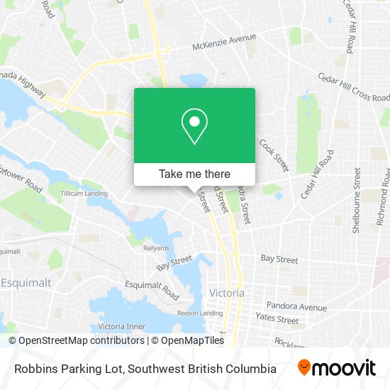 Robbins Parking Lot map