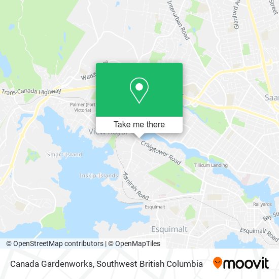 Canada Gardenworks map