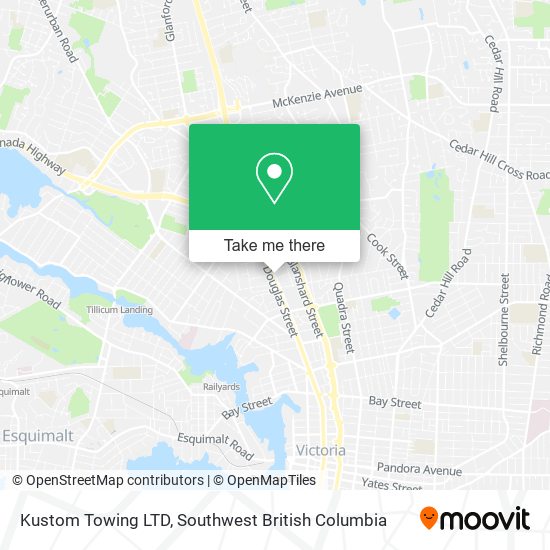 Kustom Towing LTD map