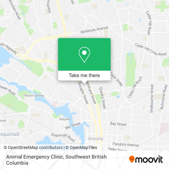Animal Emergency Clinic map