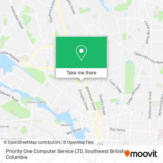 Priority One Computer Service LTD map