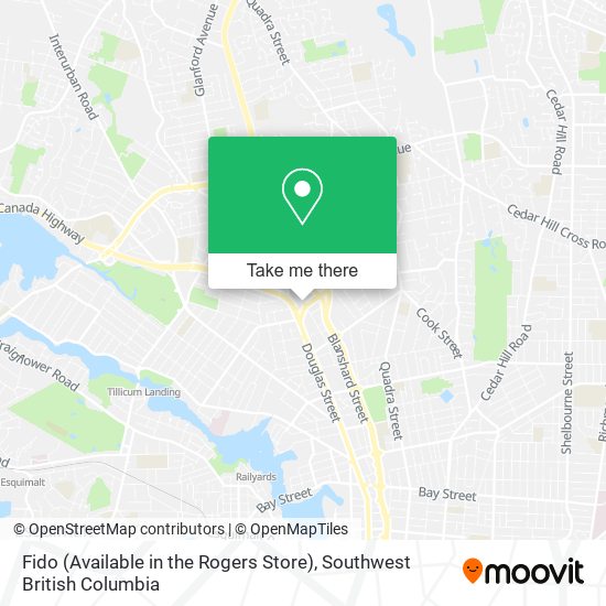 Fido (Available in the Rogers Store) map
