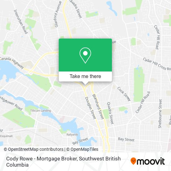 Cody Rowe - Mortgage Broker map