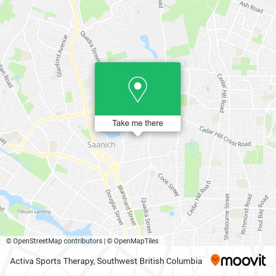 Activa Sports Therapy map