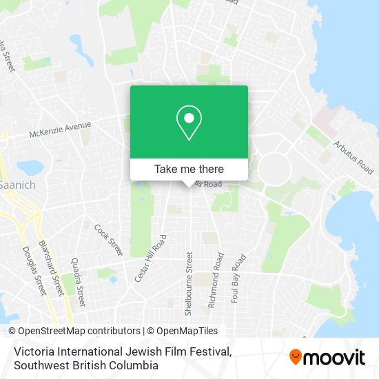 Victoria International Jewish Film Festival map