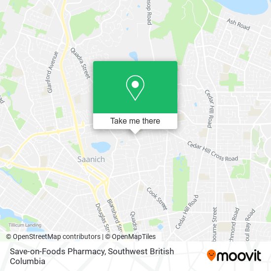 Save-on-Foods Pharmacy map