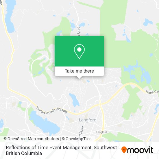 Reflections of Time Event Management map