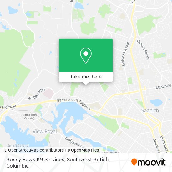 Bossy Paws K9 Services map