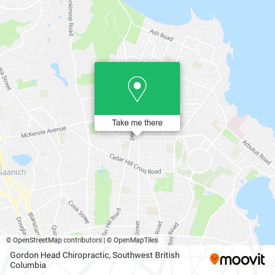 Gordon Head Chiropractic map