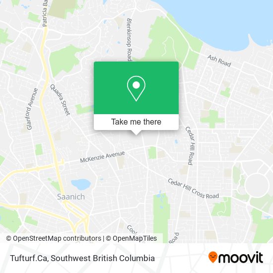 Tufturf.Ca map