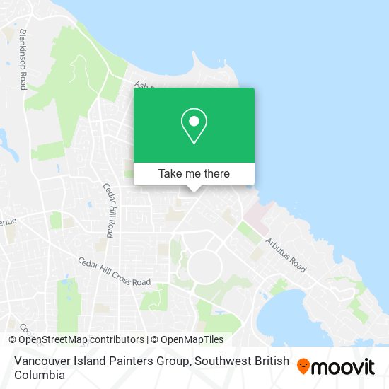 Vancouver Island Painters Group map