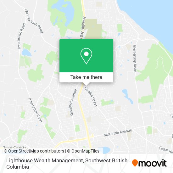 Lighthouse Wealth Management map