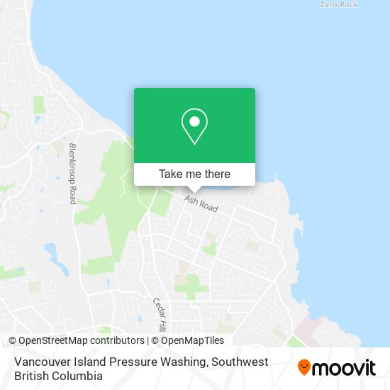 Vancouver Island Pressure Washing map