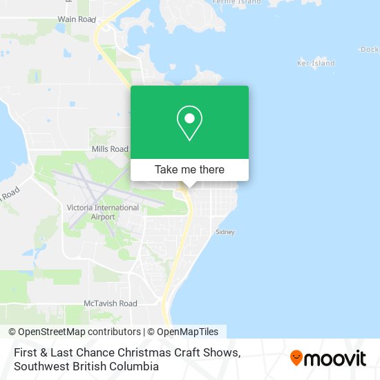 First & Last Chance Christmas Craft Shows map
