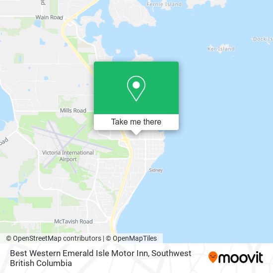 Best Western Emerald Isle Motor Inn map