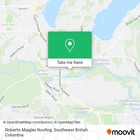 Roberto Maigler Roofing map