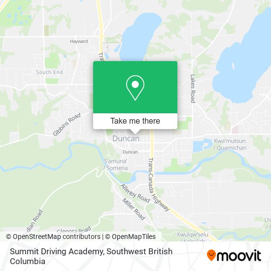 Summit Driving Academy map