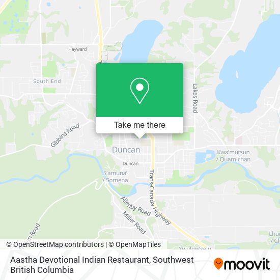 Aastha Devotional Indian Restaurant map