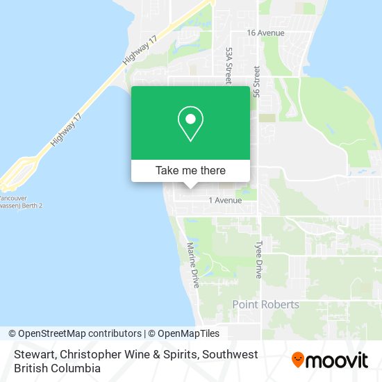 Stewart, Christopher Wine & Spirits map