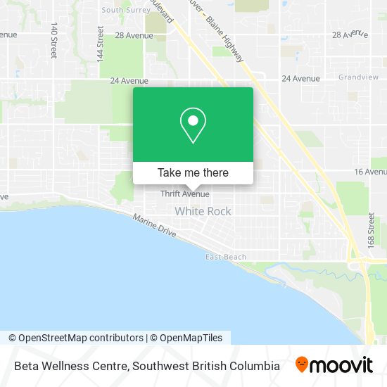 Beta Wellness Centre map