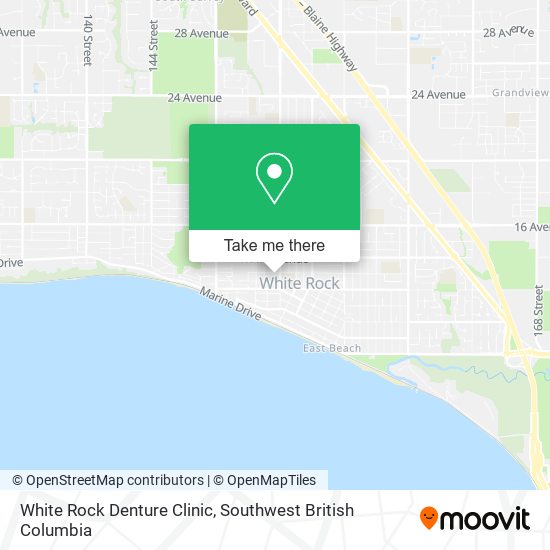 White Rock Denture Clinic map