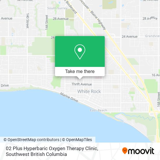 02 Plus Hyperbaric Oxygen Therapy Clinic map