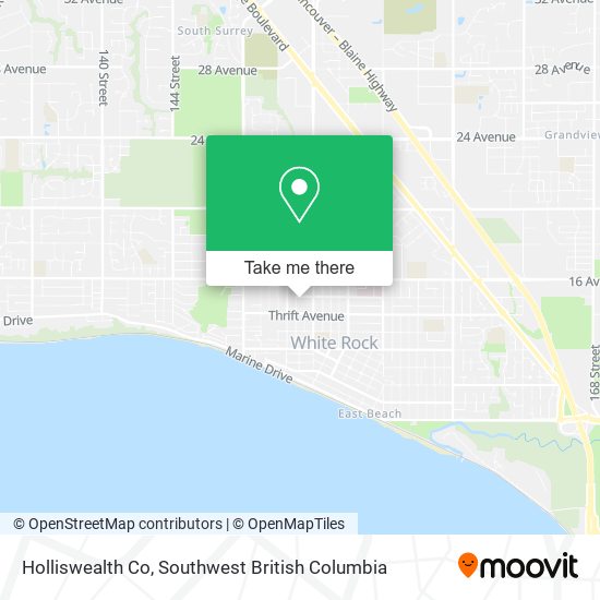 Holliswealth Co map