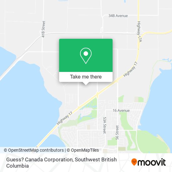 Guess? Canada Corporation map
