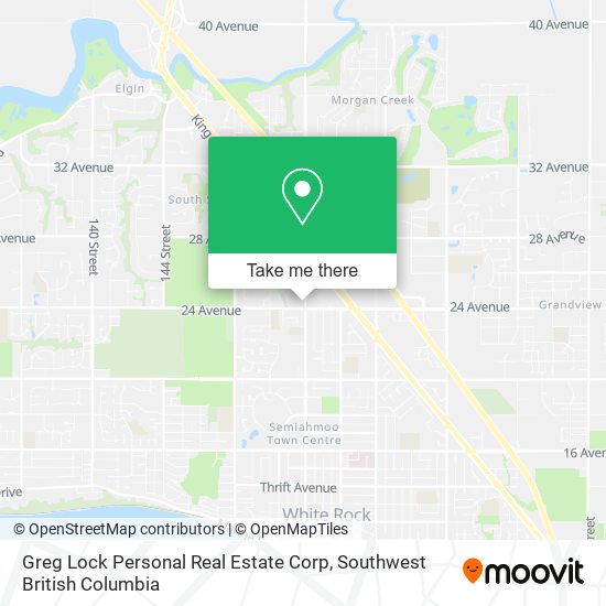 Greg Lock Personal Real Estate Corp map