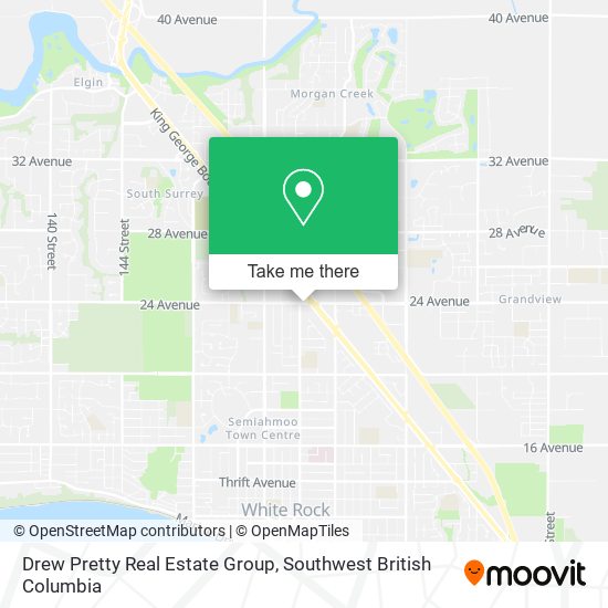 Drew Pretty Real Estate Group map